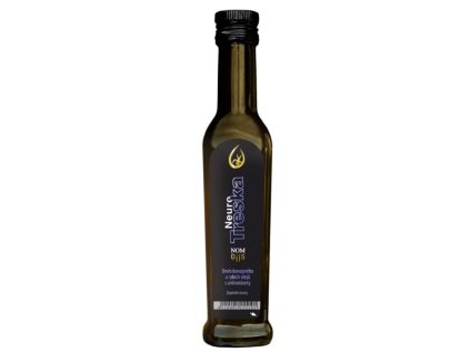 Nom Oils NEURO treska - olej z tresčích jater a tuňáka s 500 mg CBD 240 ml