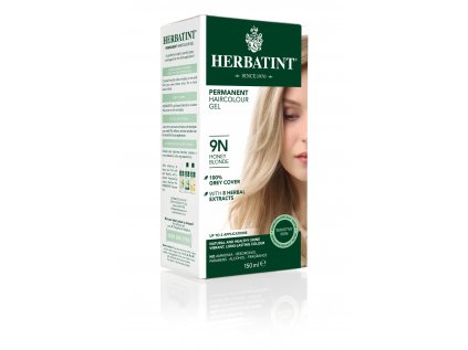 POŠKOZENÝ OBAL - Herbatint permanentní barva na vlasy medová blond 9N