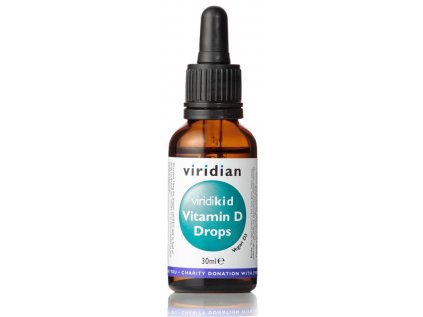 Viridian Viridikid vitamín D pro děti 400IU, 30ml