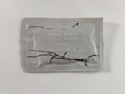 N-Medical Hydratační ubrousky Royal wipes SILVER, 1ks