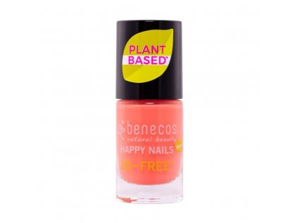 Benecos lak na nehty - Peach sorbet 20-FREE šetrný lak na nehty