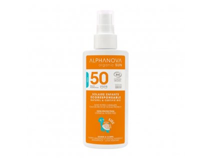 Alphanova Organic Sunscreen Spray for Children SPF 50 BIO, 125 ml