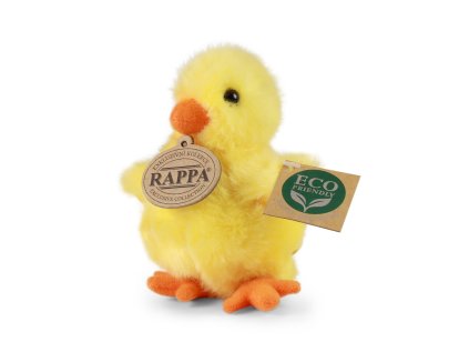 Rappa Plyšové kuře 10 cm ECO-FRIENDLY
