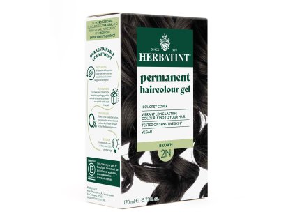 NOVÝ Herbatint 2N permanentní barva na vlasy hnědá