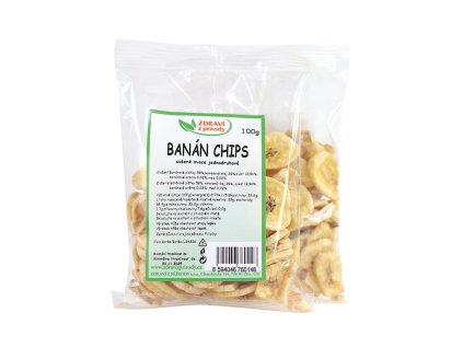 Banán chips plátky 100g