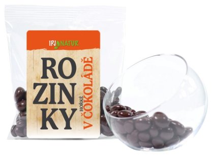 Rozinky v hořké čokoládě 100g