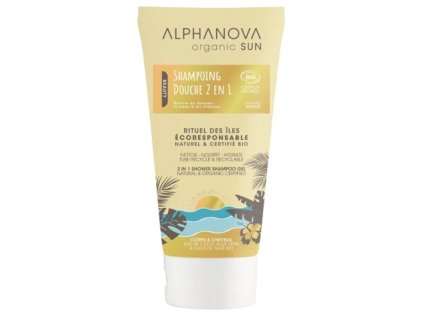 Alphanova sprchový gel a šampon 2v1 150 ml BIO