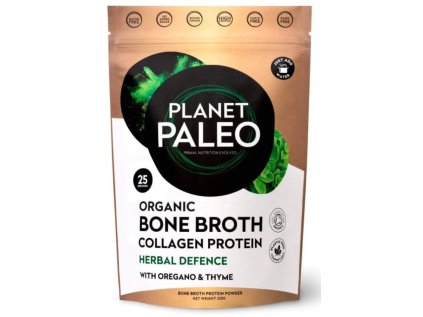 Planet Paleo sušený vývar a protein bylinky,225g