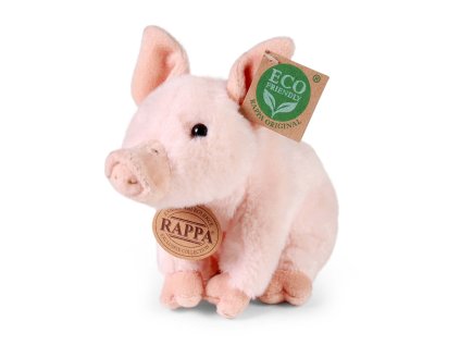 Rappa Plyšové prase 18 cm ECO-FRIENDLY