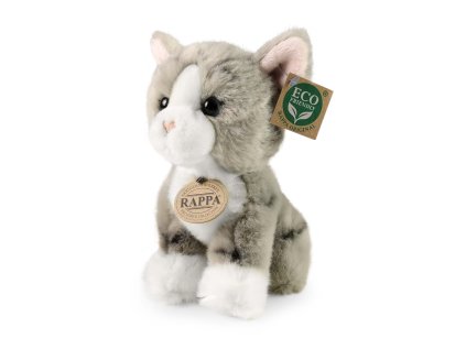 Rappa Plyšová kočka 18 cm ECO-FRIENDLY