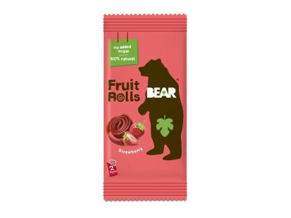 Bear Rolls jahoda 20g yoyo ovocná tyčinka