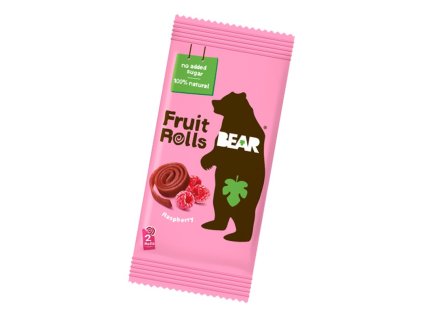 Bear Rolls malina 20g yoyo ovocná tyčinka