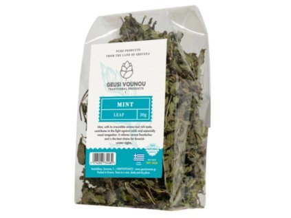 Máta listy - roste v přirozených podmínkách v Řecku bez použití chemikálií, 30g