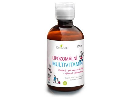 Bornature Lipozomální dětský multivitamín 300 ml / 60 denních dávek