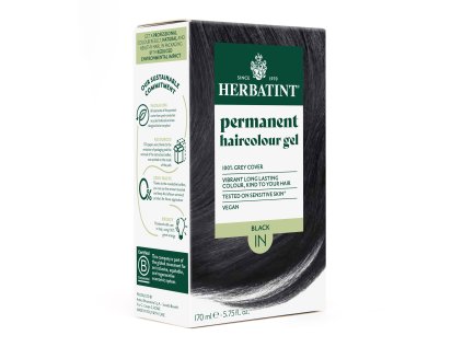 NOVÝ Herbatint 1N permanentní barva na vlasy černá