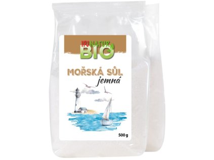 Sůl mořská BIO jemná, 500g
