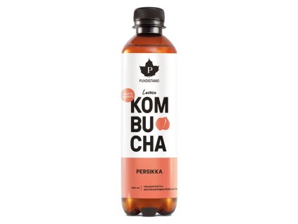 Puhdistamo Kombucha broskev BIO, 400ml