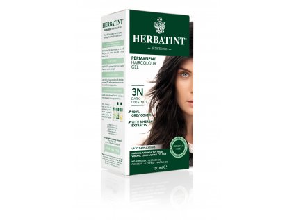 Herbatint permanentní barva na vlasy tmavý kaštan 3N