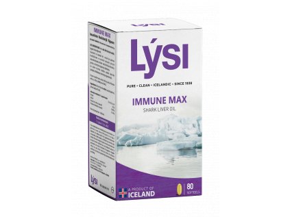 Lýsi Immune Max - žraločí olej 500mg, 80 kapslí