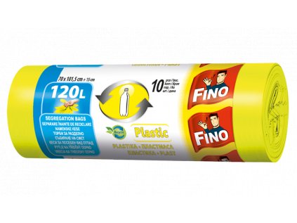 Fino Pytle na odpad - na plast, 120 l - 10 ks