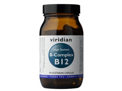Viridian B-Komplex B12 High Twelve®, 90 capsules