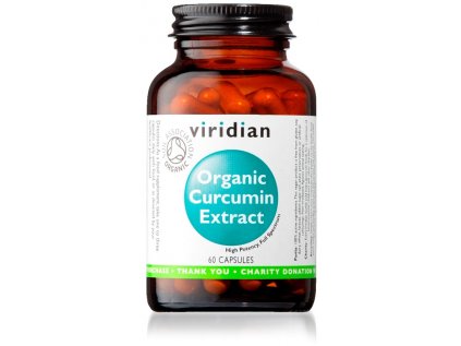 Viridian Bio extrakt z kurkumy, 60 kapslí