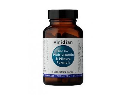 Viridian Multivitamín s minerály, 60 kapslí