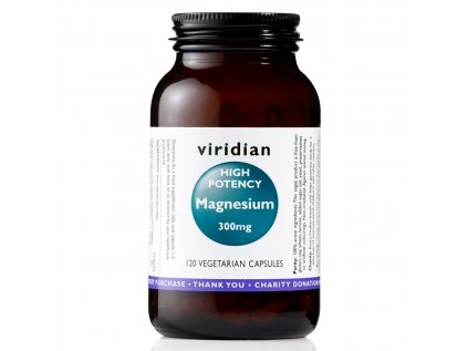 Viridian Magnesium 300mg, 120 capsules