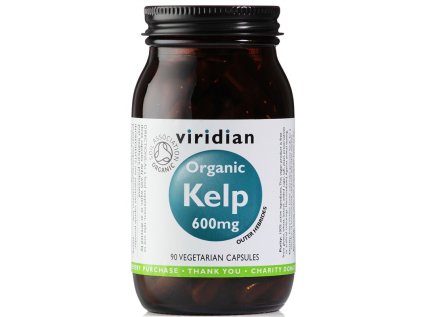 Viridian Bio kelp 600mg, 90 kapslí