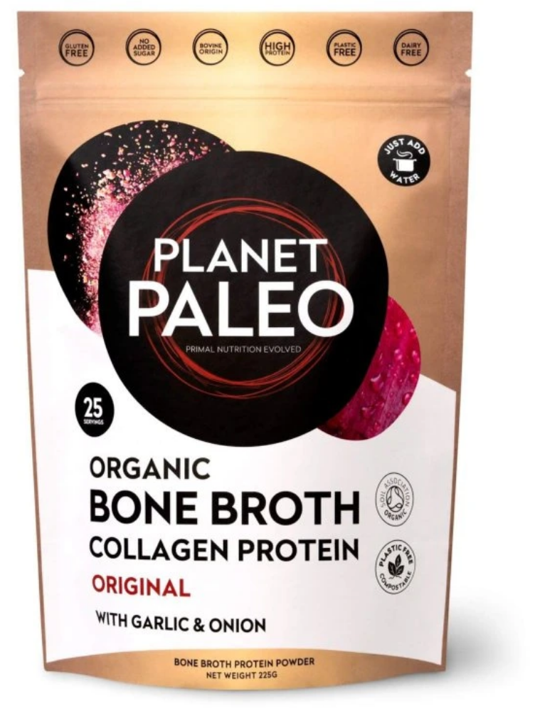 Planet Paleo Sušený vývar a protein original, 225g