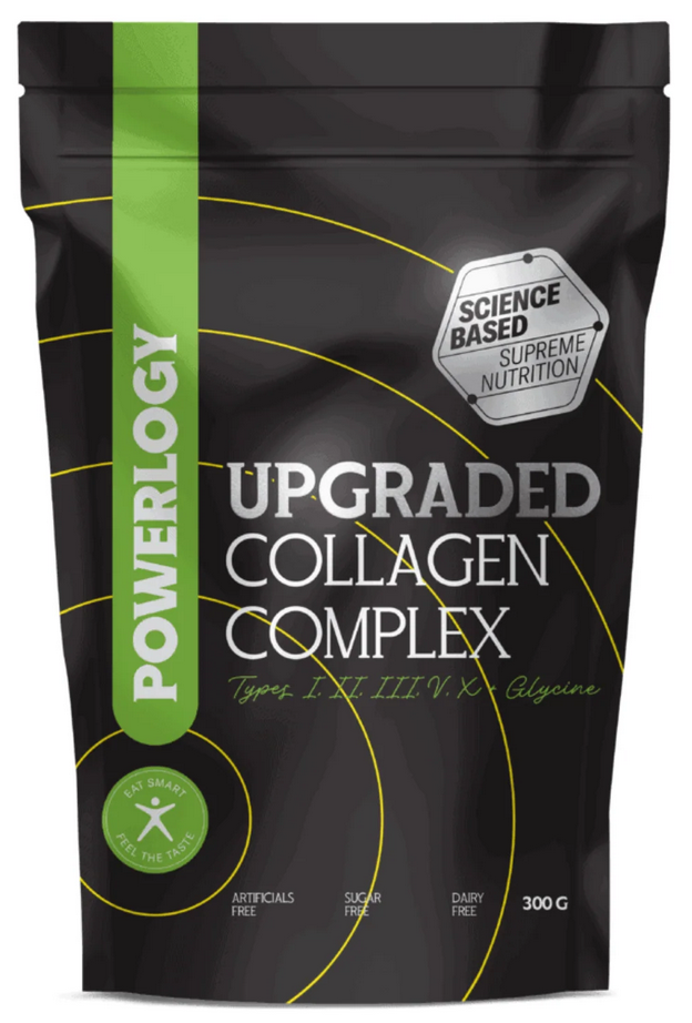Powerlogy Upgraded Collagen Complex - bez příchutě, 300 g