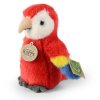 Rappa Plyšový papoušek ara červený 16 cm ECO-FRIENDLY
