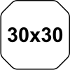 30x30cm