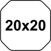 20x20cm
