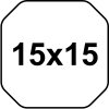 15x15cm