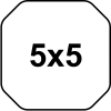 5x5cm