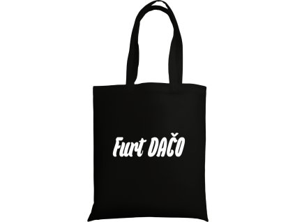 FURT DAČO - BAVLNENÁ TAŠKA ČIERNA