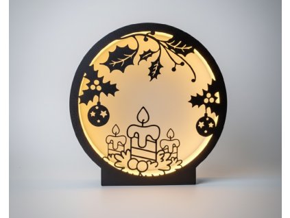 VIANOČNÉ SVIEČKY - VIANOČNÁ LED LAMPA