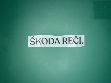 škoda reči black front