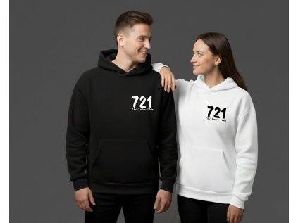 721 (7 dní • 2 srdcia • 1 duša) - Párová mikina