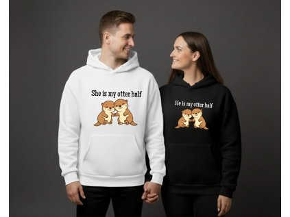He/She is my otter half - Párová mikina