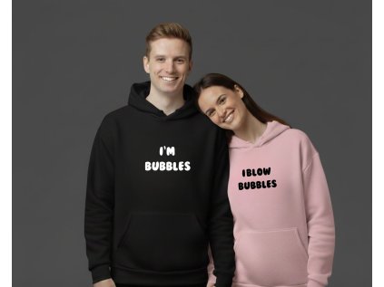 I blow bubbles/ I am bubbles - Párová mikina