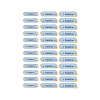 Nažehľovacie menovky - Modré