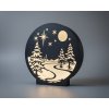 Zasnežená krajina - VIANOČNÁ LED LAMPA