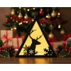 JELEŇ (Trojuholník) - VIANOČNÁ LED LAMPA