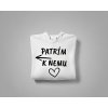 PATRÍM K NEMU/PATRÍM K NEJ - Párová mikina