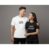 I MAKE LIFE HARD/LIFE - Párové tričko