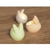 Bunny tealight holder 01