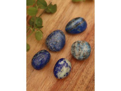 Lapis lazuli tromlovaný