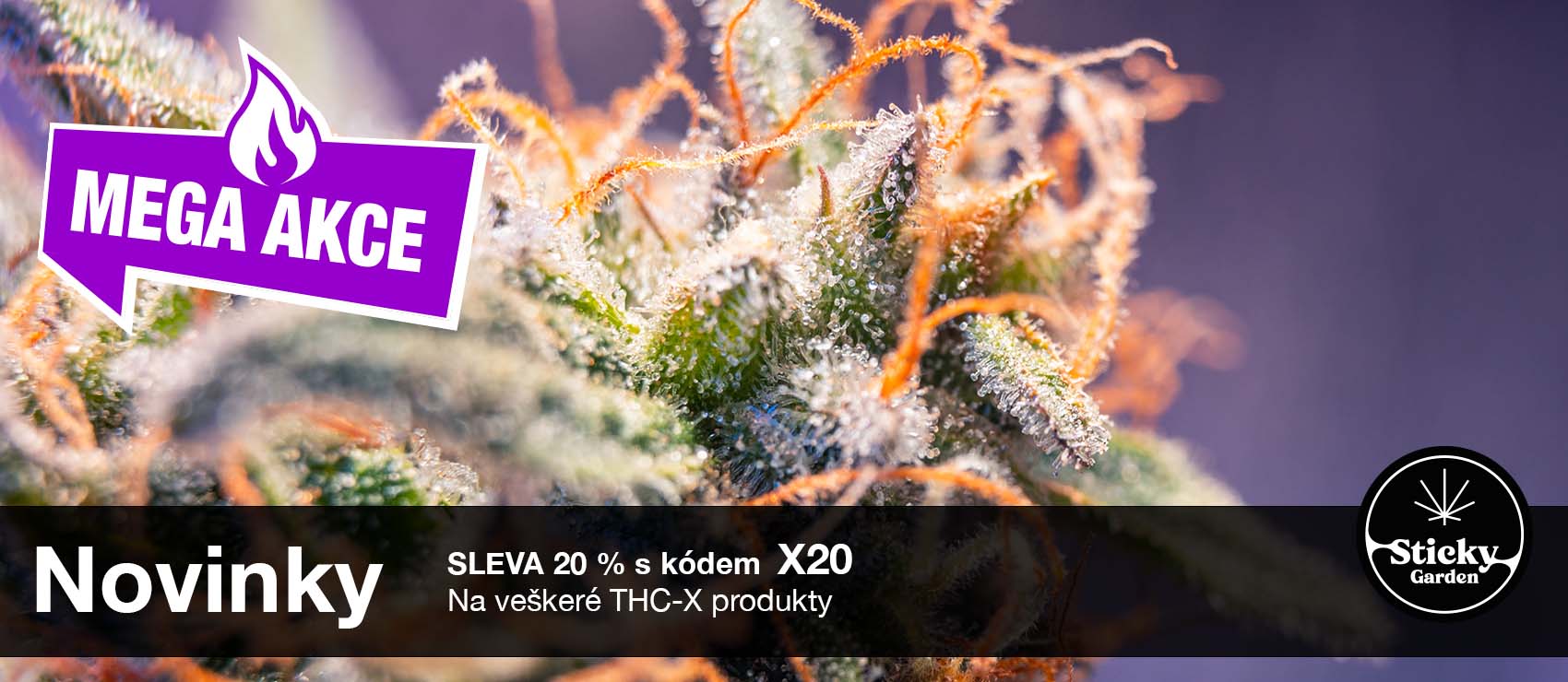 Sleva 20 % na THC-X produkty